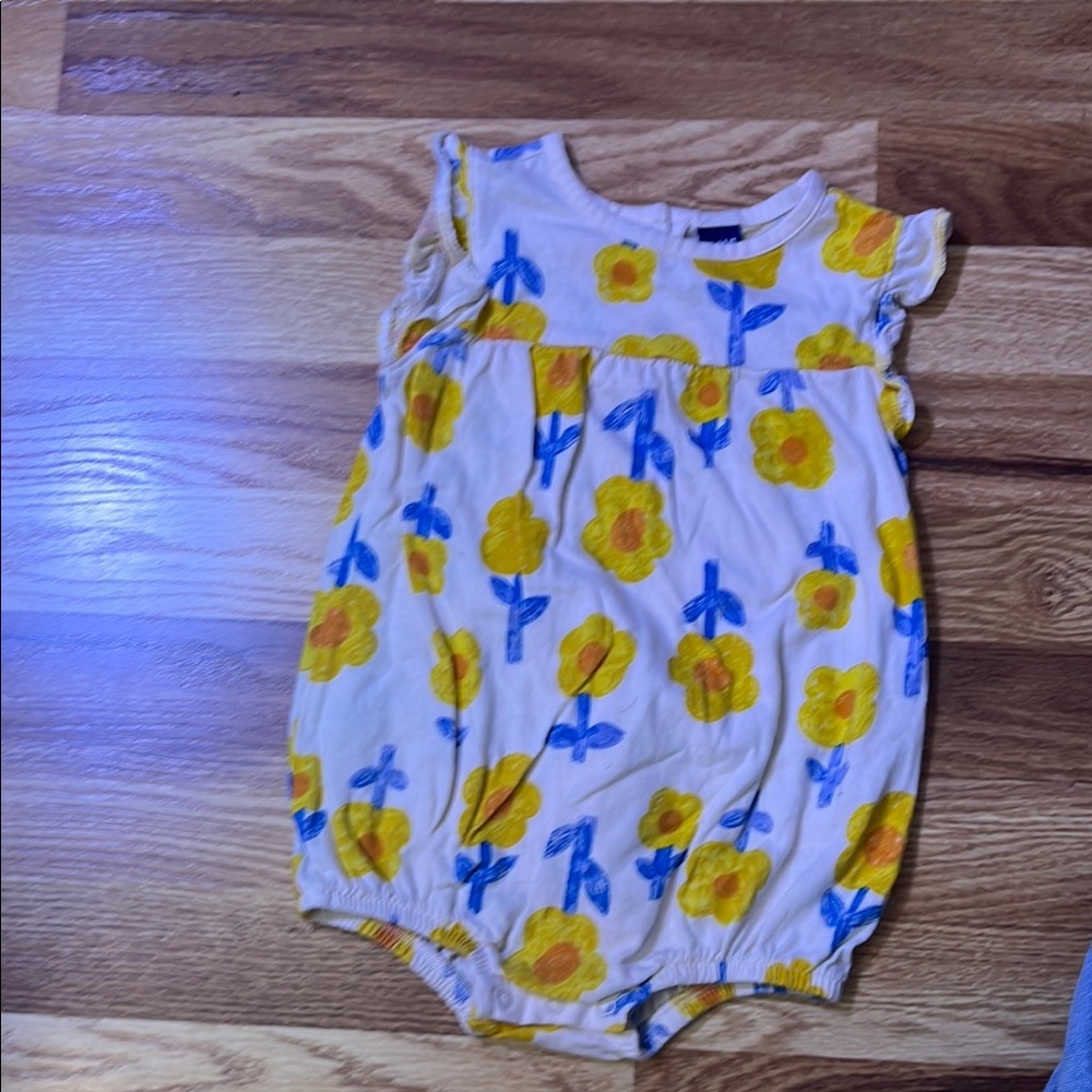Floral Baby Romper